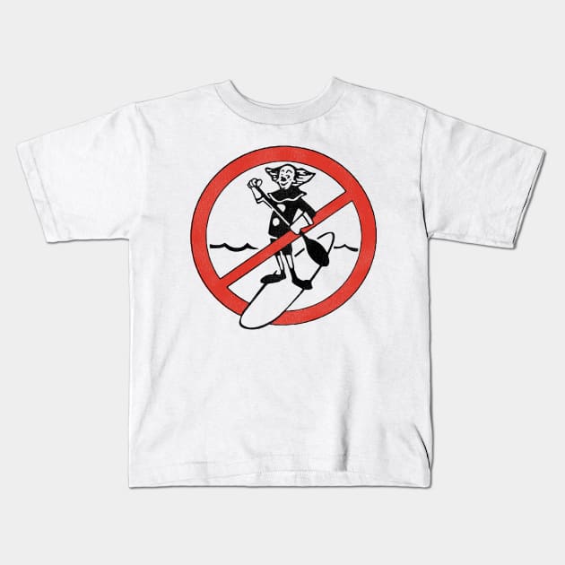 RESPECT THE LOCALS / No Bozos! Kids T-Shirt by darklordpug